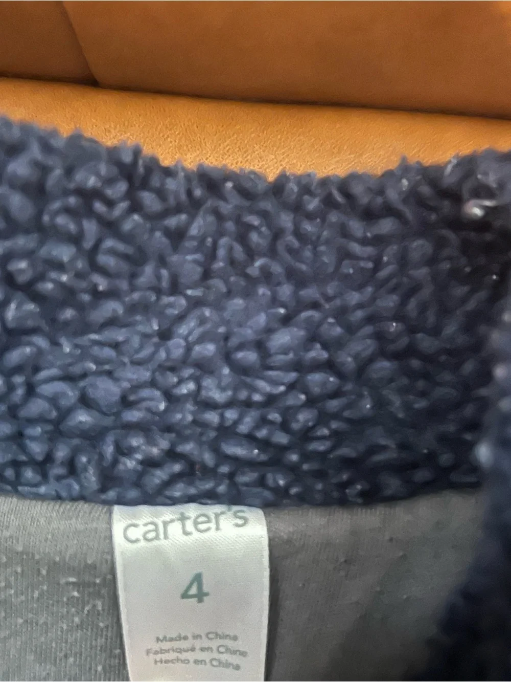 Carters cozy navy